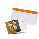 Plastová dárková kartička – ukázka designu